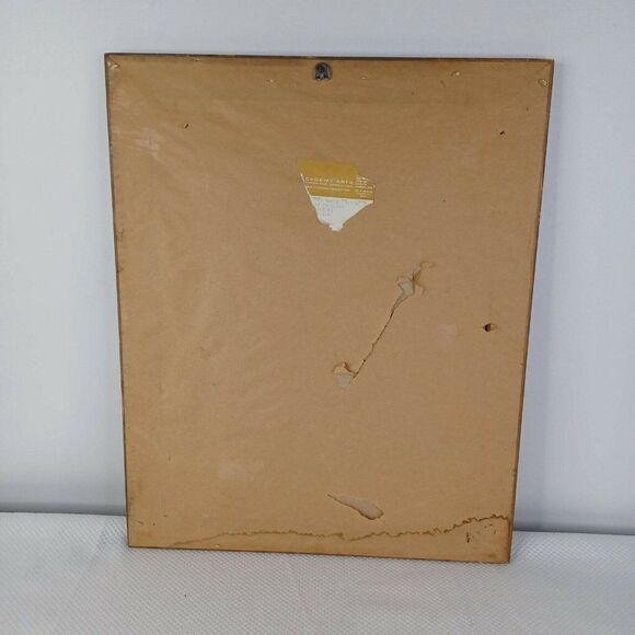 Vintage 80s Framed Danish Watercolor Bird Series Artist Mads Stage Spring Robins - Picture 8 of 8